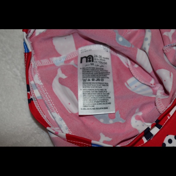 Girls cap with sun shield.  Red. Size 24-36 months - Picture 5 of 7